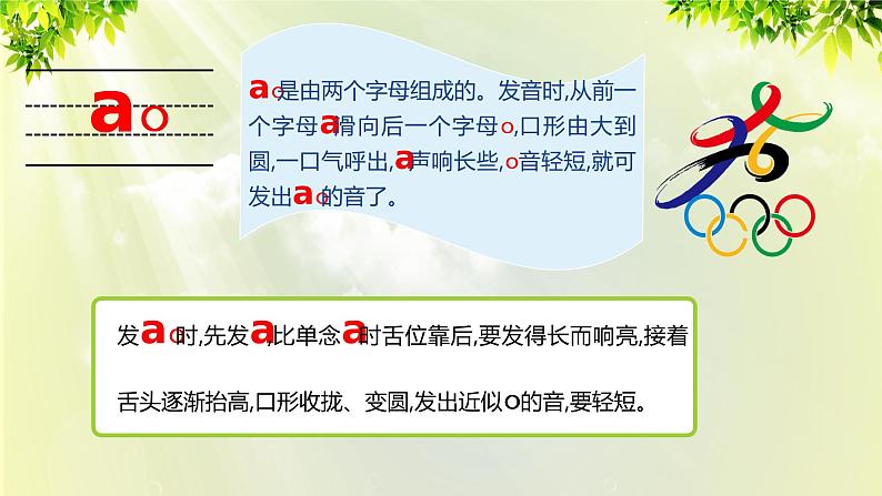 部编版语文一年级上册-汉语拼音-ao ou iu 课件05