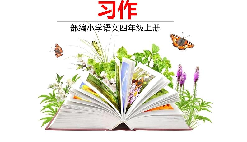 部编版语文四年级上册 《习作1》PPT课件01