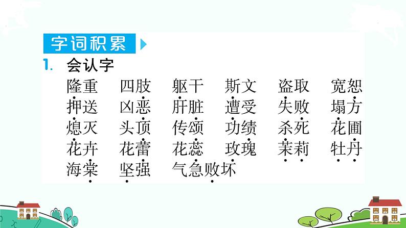 人教部编版语文四年级上册:第四单元知识梳理课件第2页