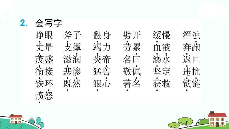 人教部编版语文四年级上册:第四单元知识梳理课件第3页
