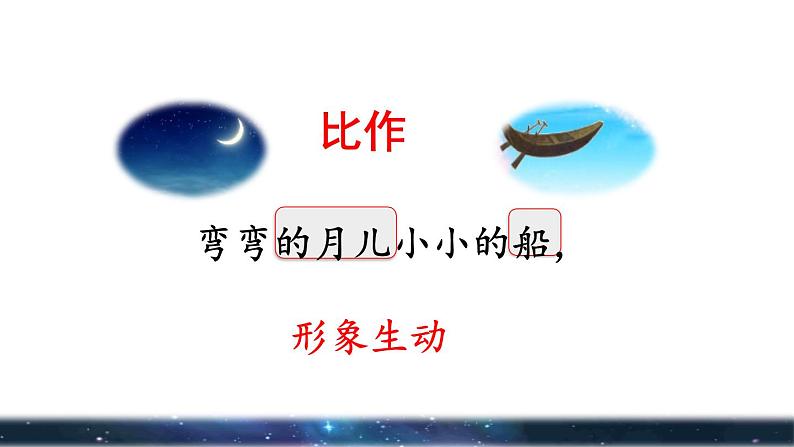 部编版一年级上册语文 第4单元 2.小小的船品读释疑课件第5页