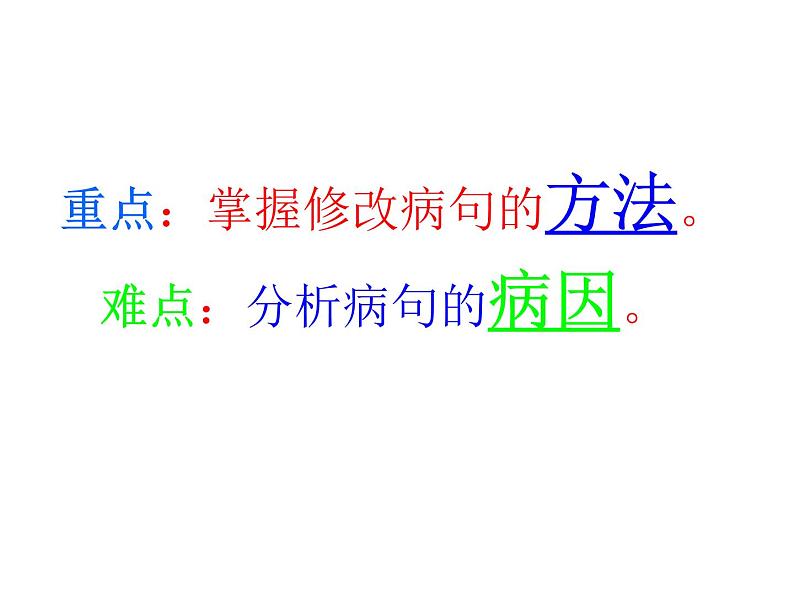【小升初】语文总复习课件 - 修改病句 (共41张PPT) 全国通用第3页