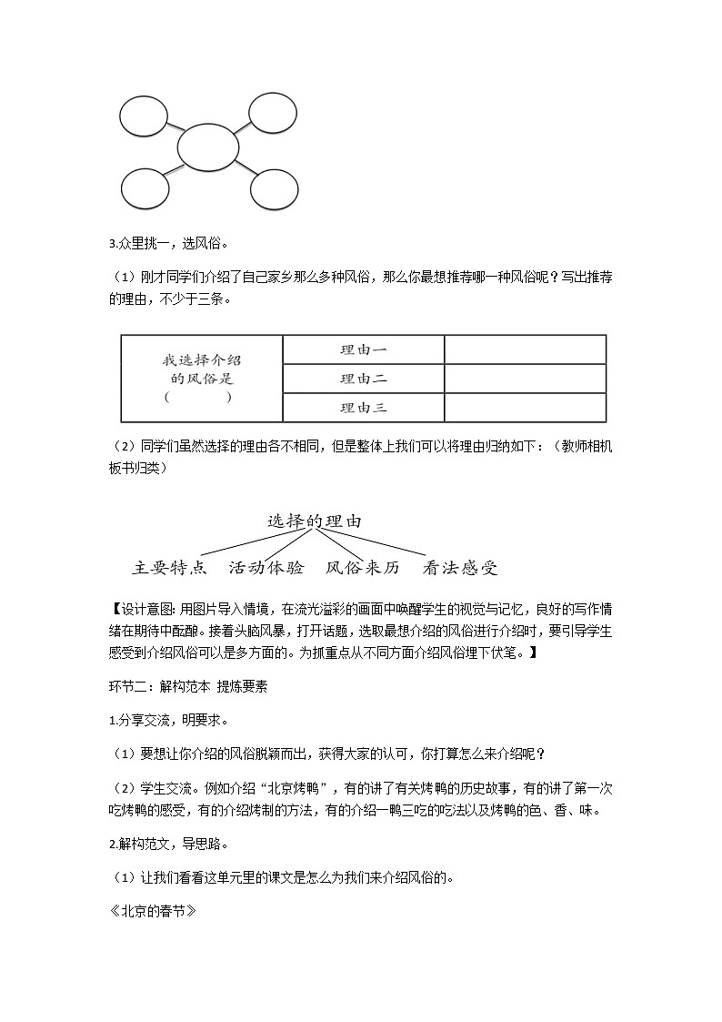 六年級(jí)下冊(cè)語文素材-第一單元習(xí)作課《家鄉(xiāng)的習(xí)俗》作文指導(dǎo)部編版教案第2頁