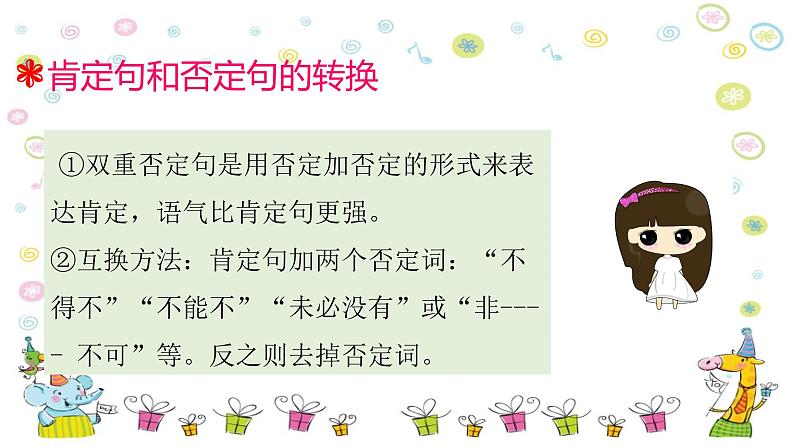 四升五专题四·句式转换 课件第6页