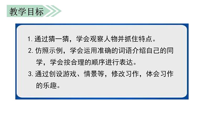 2021-2022学年部编版小学三年级语文上册习作:猜猜他是谁课件PPT02