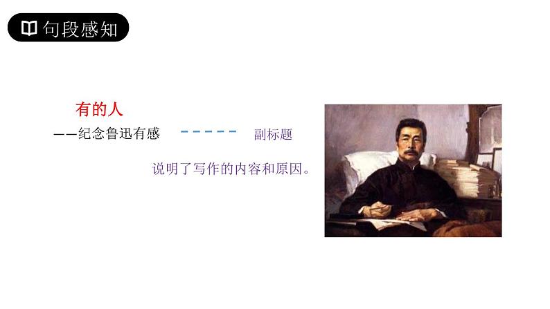 部编版六年级语文上册《有的人——纪念鲁迅有感》PPT精品课件 (5)第6页