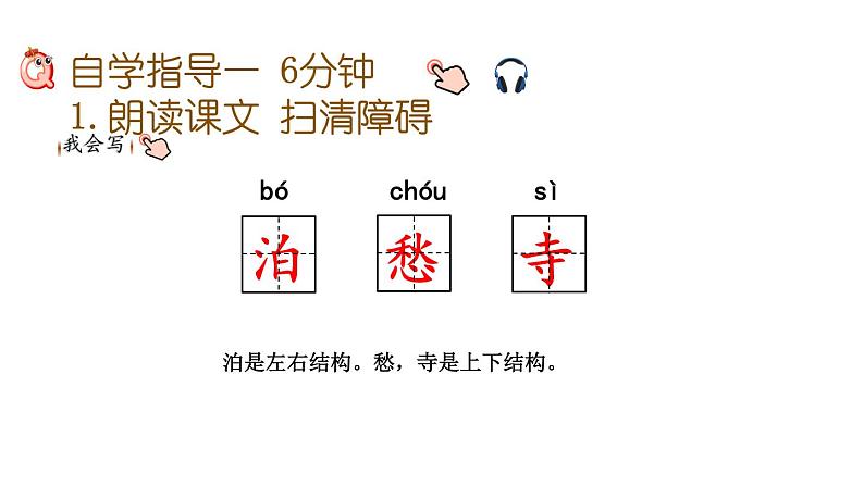 部编版五年级语文上册 21课古诗三首 王晓 枫桥夜泊课件PPT第4页