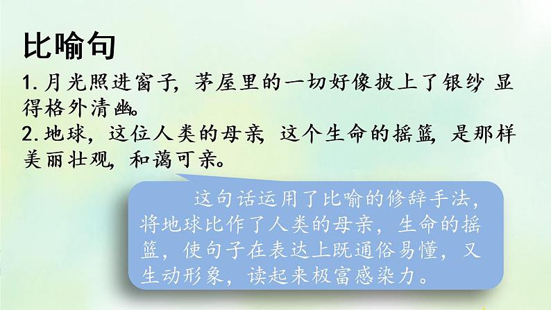 部编版六年级上册语文复习 专项3:句子复习课件(1)第2页