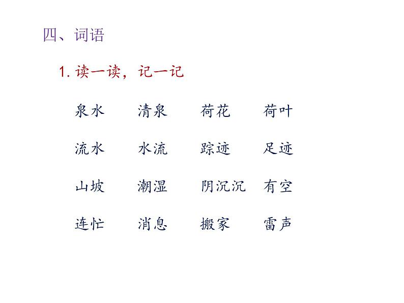 一年级下册语文课件-知识清单-第六单元 ∣人教(部编版) (共16张ppt)第7页