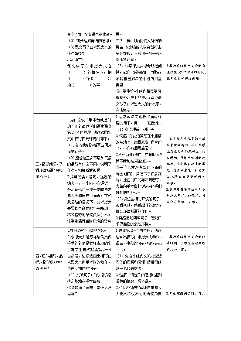 27《手術(shù)臺就是陣地》導(dǎo)學案第2頁