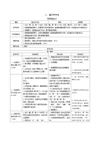 小学语文人教部编版四年级上册12 盘古开天地表格学案设计