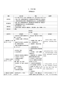 人教部编版四年级上册21 古诗三首综合与测试表格导学案
