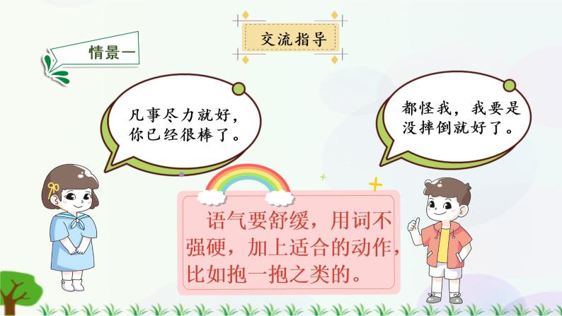 小学语文部编版四年级上册  第6单元  口语交际：安慰  课件+教案06