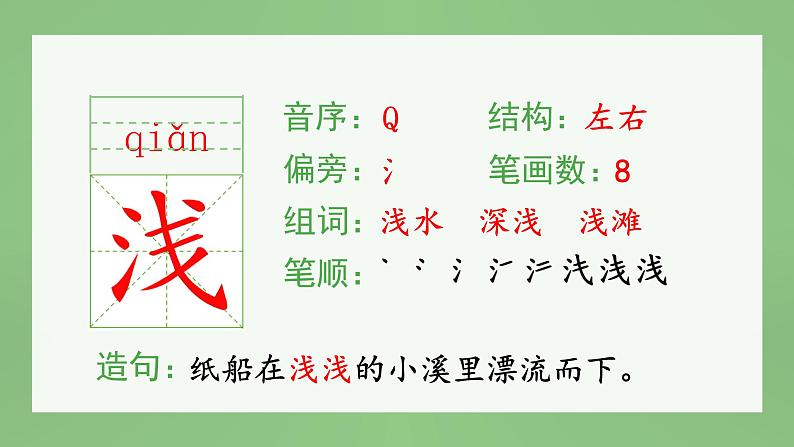 统编版小学语文三年级上册(生字课件)18《富饶的西沙群岛》04