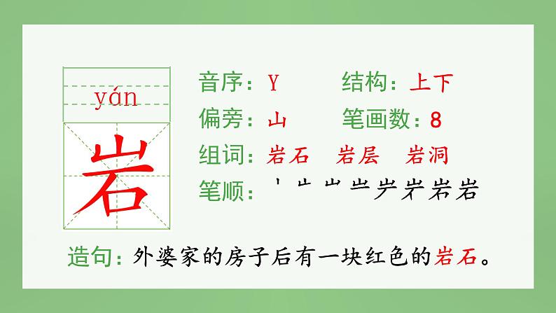 统编版小学语文三年级上册(生字课件)18《富饶的西沙群岛》06