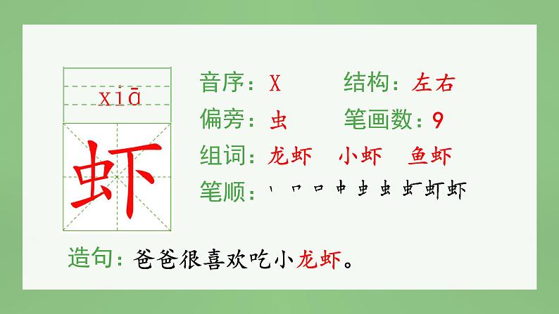 统编版小学语文三年级上册(生字课件)18《富饶的西沙群岛》07