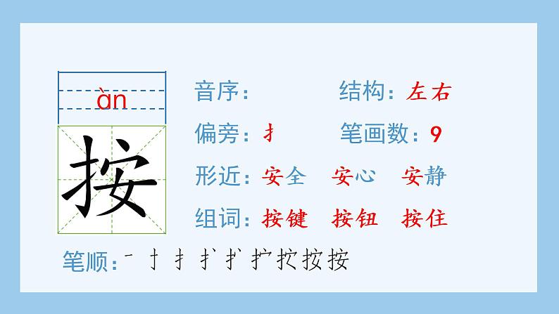 统编版小学语文四年级上册(生字课件)5《一个豆荚里的五粒豆》第3页