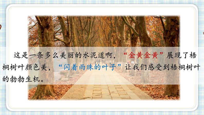 5 铺满金色巴掌的水泥道第二课时第8页