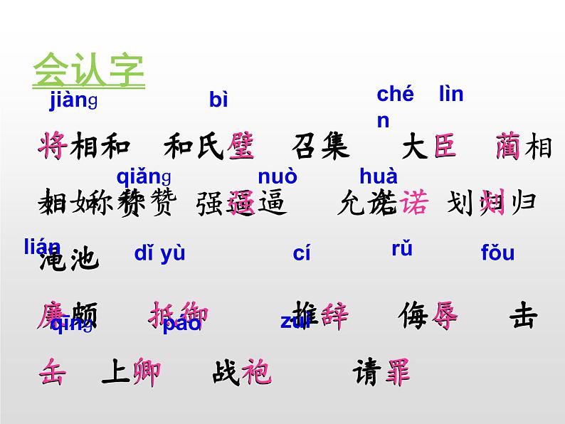 部编版五年级语文上册《将相和》PPT课件 (1)06