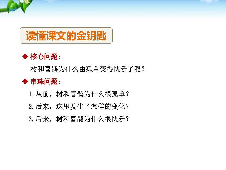 部编版语文一年级下册-03课文(二)-02树和喜鹊-课件02第4页
