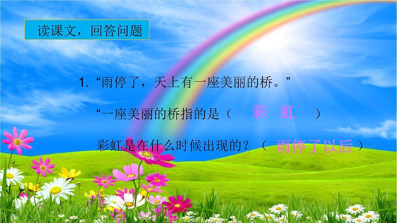 部编版语文一年级下册-04课文(三)-04彩虹-课件04第6页