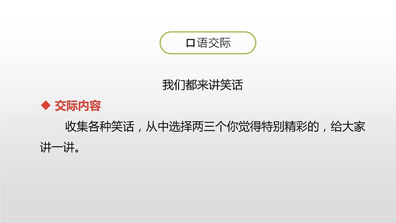 部编版五年级语文下册《我们都来讲笑话》PPT精品课件 (4)第4页