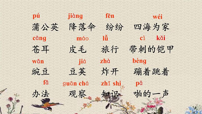 人教部编版(五四制)二年级上册 语文课文1《植物妈妈有办法》课件08