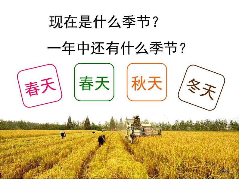 部编教材一年级上册课文《四季》课件PPT第3页