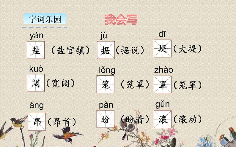 人教部编版(五四制)四年级上册语文 第一单元 《观 潮》课件PPT第5页