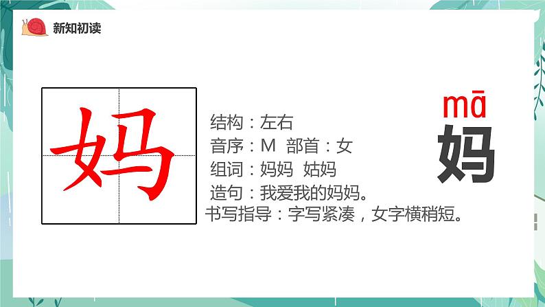 部编版一年级语文上册小蜗牛PPT 课件06