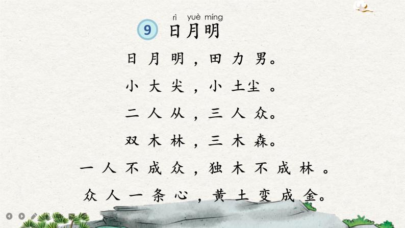 识字9 日月明（课件+教案+反思+课时练+类文阅读）04