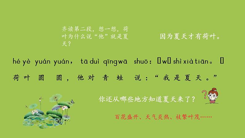 一年级语文上册第4单元课文14四季第2课时课件新人教版06