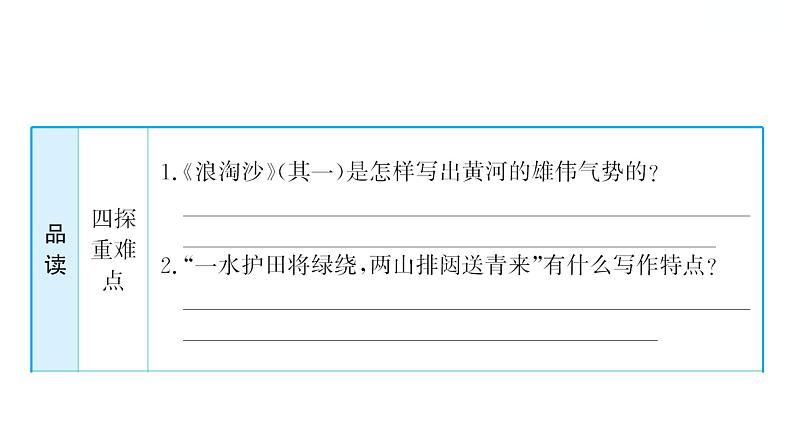 6.18 古诗三首 习题课件 2021-2022学年部编版语文六年级上册第5页