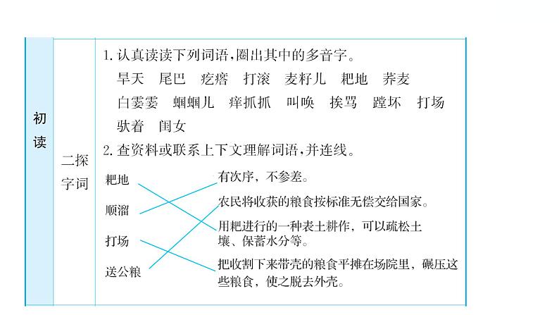 6.21﹡三黑和土地 习题课件 2021-2022学年部编版语文六年级上册第3页