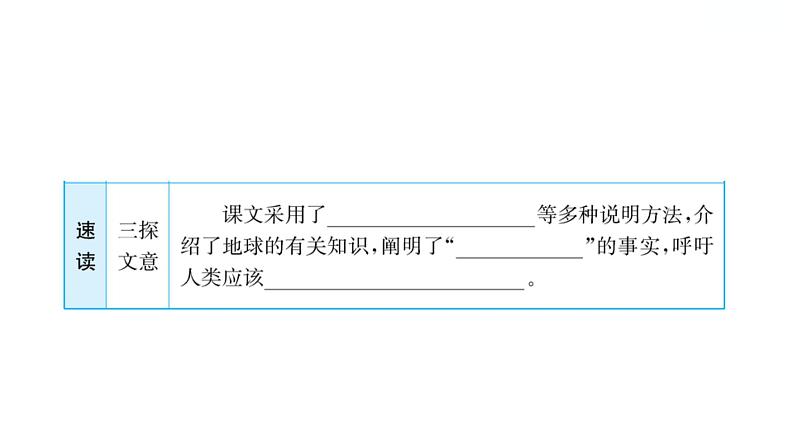 6.19 只有一个地球 习题课件 2021-2022学年部编版语文六年级上册第4页