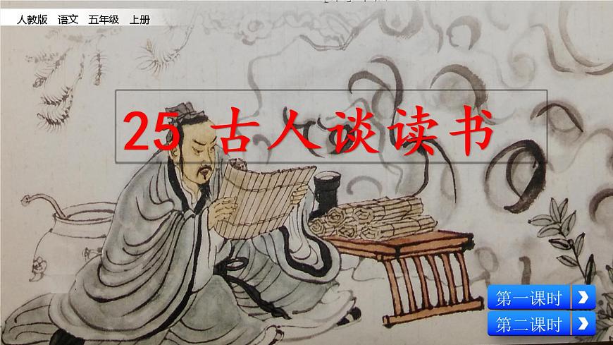 部編版小學語文五年級上冊第8單元25 古人談讀書課件PPT第2頁