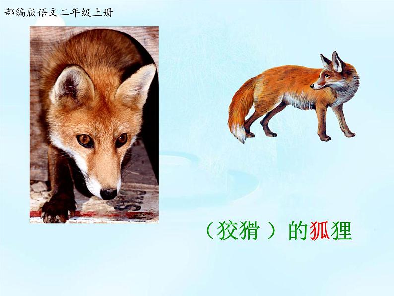 人教部编版二年级语文上21.《狐假虎威》精品课件、精品教案、达标练习和精品学案03
