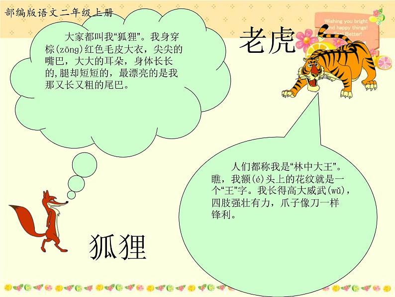 人教部编版二年级语文上21.《狐假虎威》精品课件、精品教案、达标练习和精品学案05