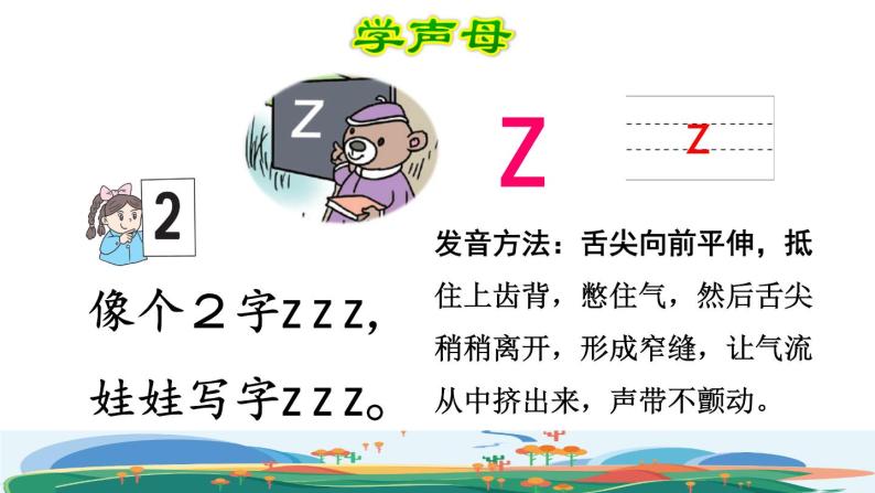 汉语拼音7 z c s课件PPT04
