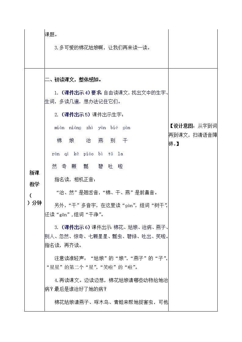 19 棉花姑娘教案第2页