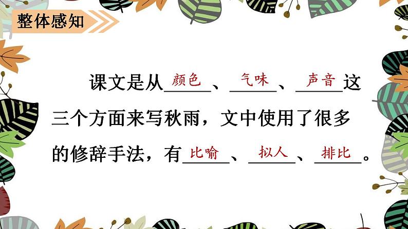 6 (课堂教学课件)秋天的雨第7页