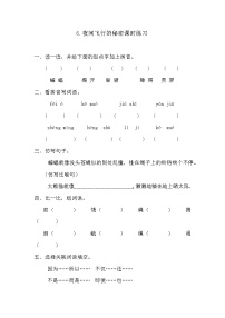 小学语文人教部编版四年级上册6 夜间飞行的秘密精练