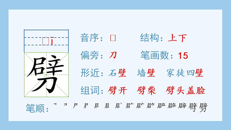 部编版 四年级上册 语文 (生字课件)12.盘古开天地第5页