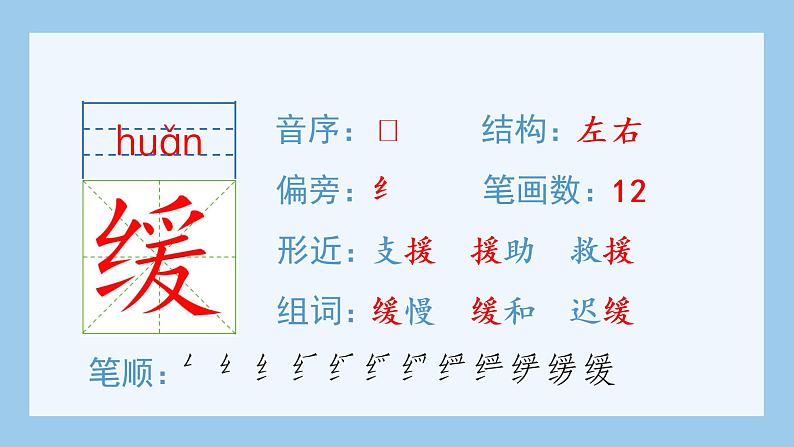 部编版 四年级上册 语文 (生字课件)12.盘古开天地第6页