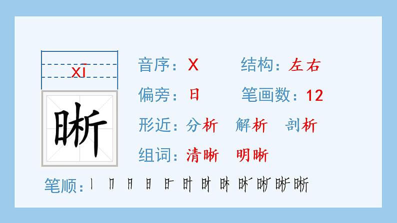 部编版 四年级上册 语文 (生字课件)22.为中华之崛起而读书03