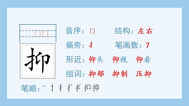 部编版 五年级上册 语文 (生字课件)18.慈母情深03