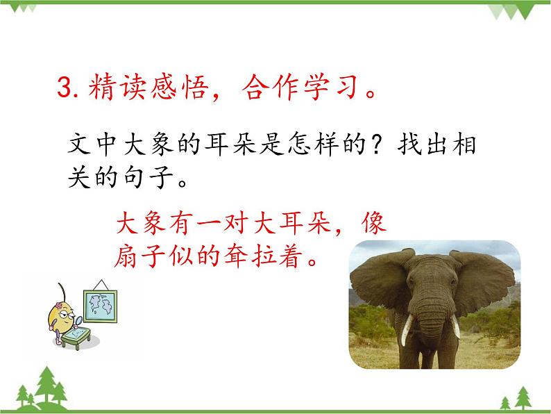 部编版语文二年级下册 19 大象的耳朵 课件第4页