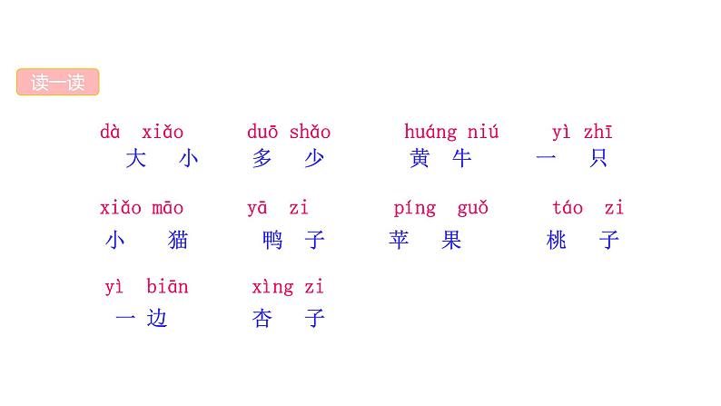 7 大小多少 (课件)-2021-2022学年语文一年级上册07