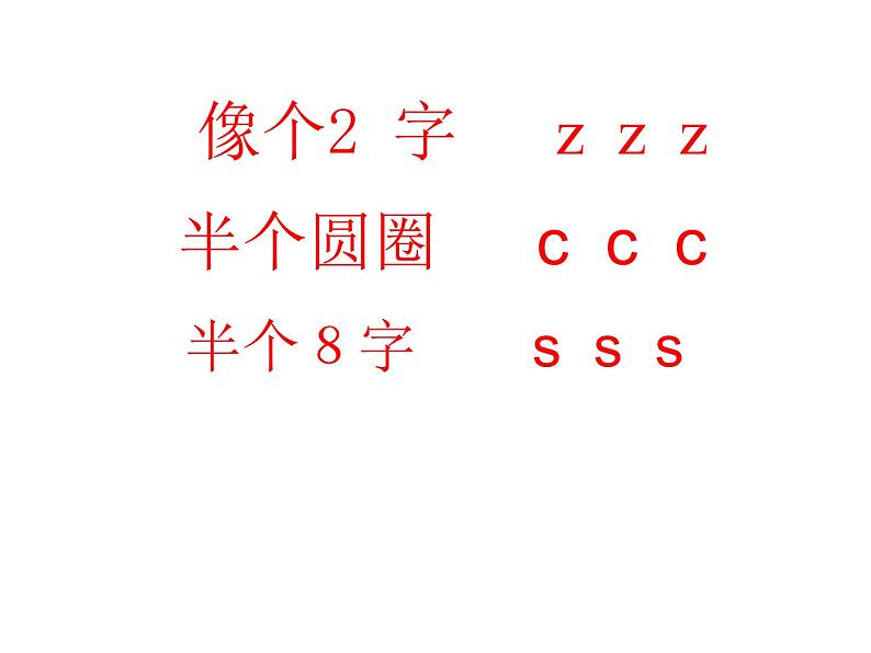 汉语拼音z c s课件PPT05
