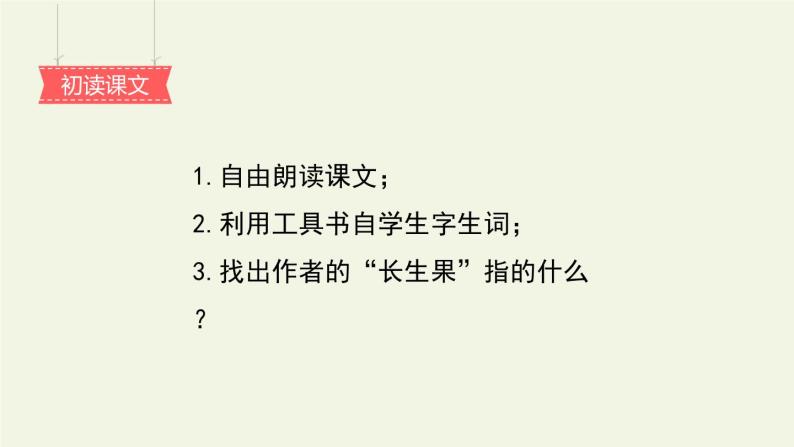 部编版语文五年级上册 27 我的“长生果”（课件）04